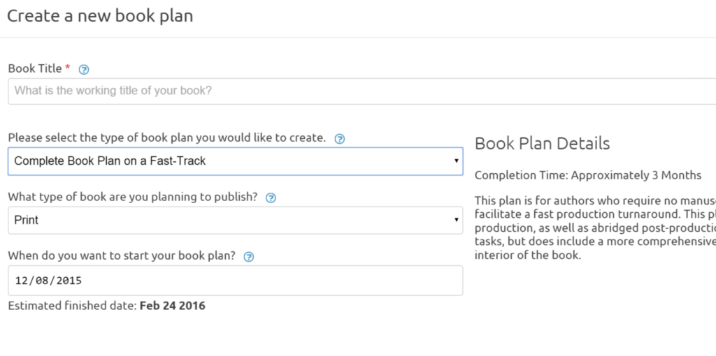 Bookplanner New Book Plan
