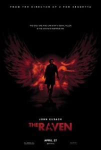 The Raven Movie Poster John Cusack as Edgar Allen Poe